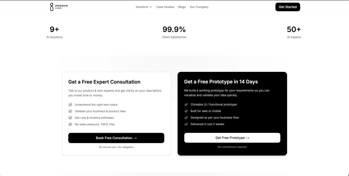 Imperym Labs: AI Systems & Intelligent Infrastructure Platform for Enterprises - screenshot 1