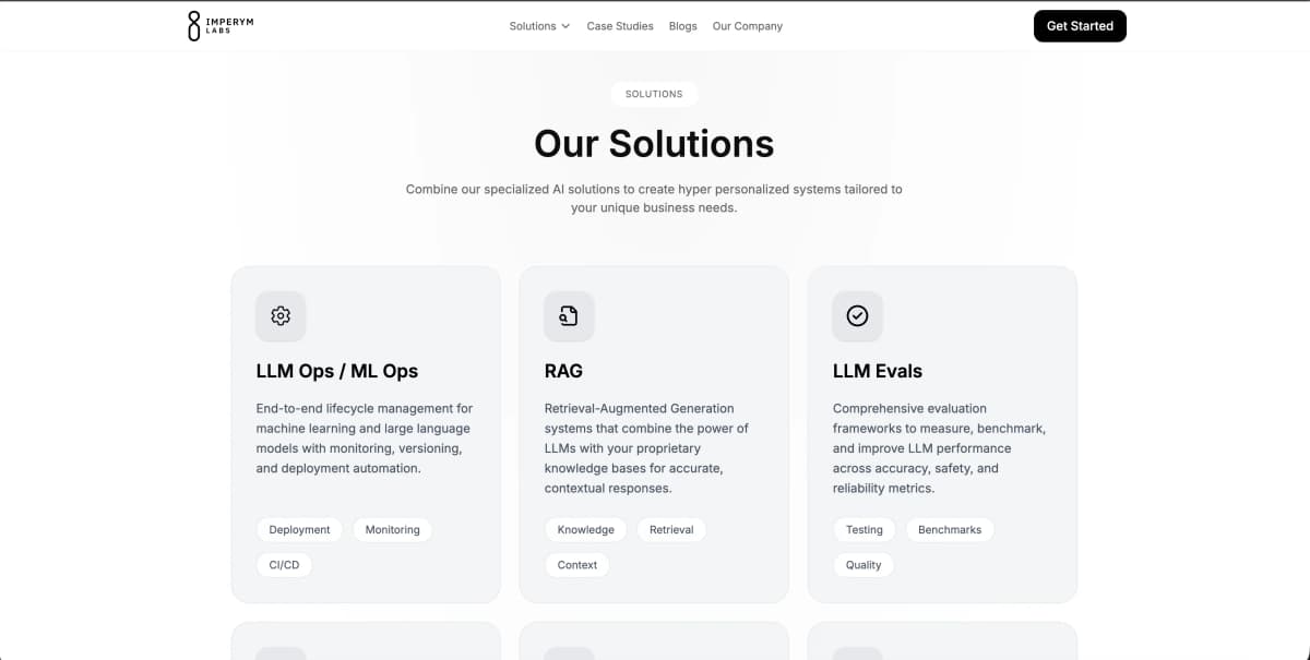 Imperym Labs: AI Systems & Intelligent Infrastructure Platform for Enterprises - screenshot 2