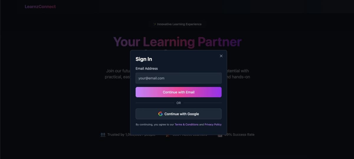 Learnz Connect: A Modern Learning Platform Designed for Skill Growth - screenshot 2