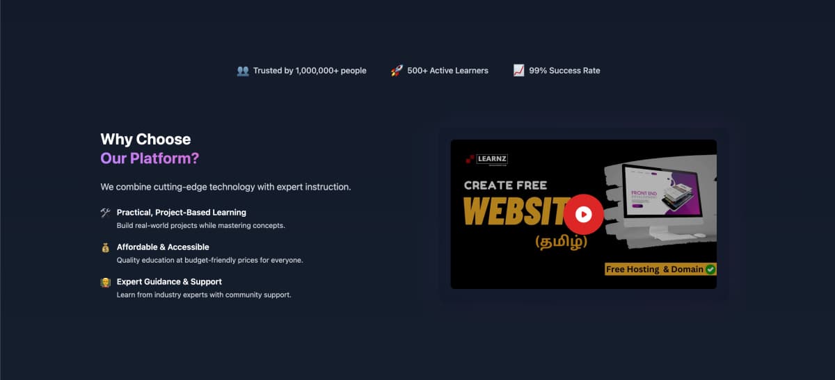 Learnz Connect: A Modern Learning Platform Designed for Skill Growth - screenshot 3