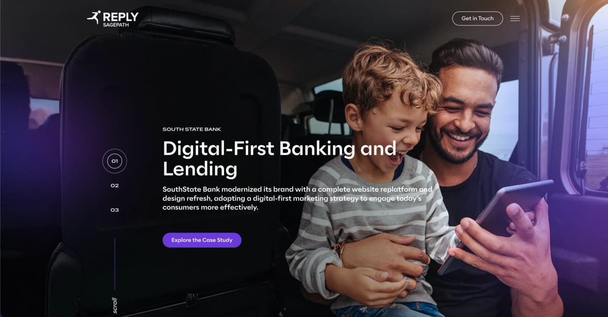 Sagepath Reply: A High-Performance Custom-Built Website for a Global Digital Experience Agency - screenshot 1