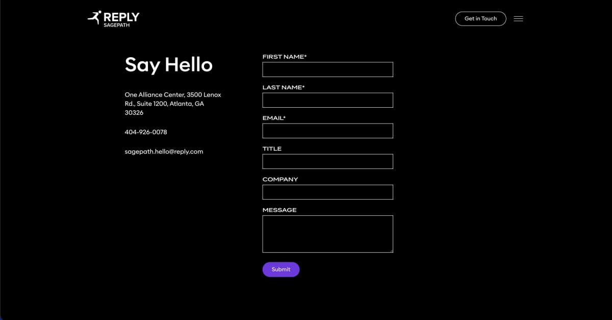 Sagepath Reply: A High-Performance Custom-Built Website for a Global Digital Experience Agency - screenshot 3